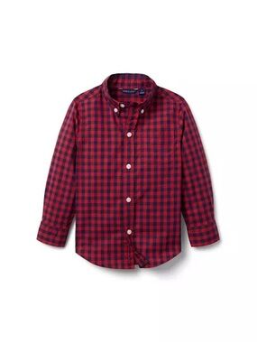 Janie and Jack Boys' Gingham Shirt